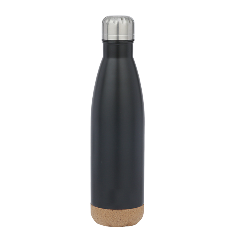 Vacuum Insulated Thermos Cola Bottle with Cork Base