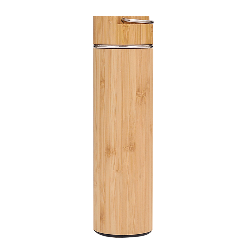 450ml/500ml bamboo lid cup with handle Bamboo Thermos