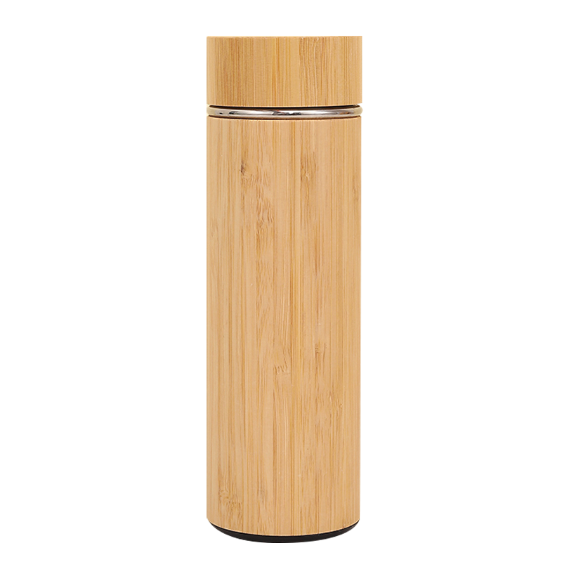 Exquisite double-layered stainless steel Bamboo Thermos