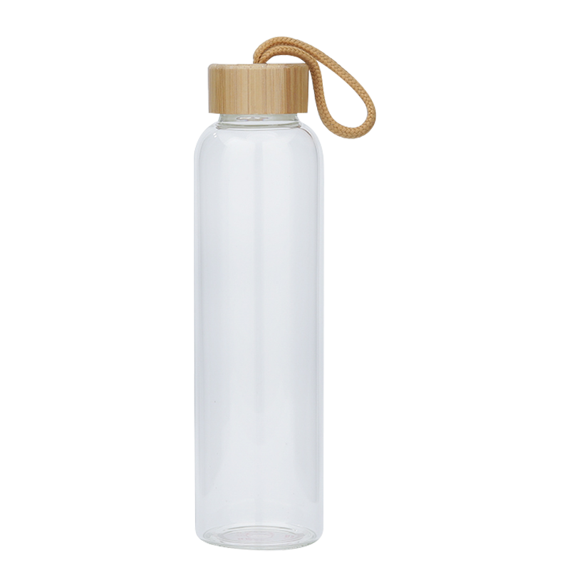 High borosilicate heat-resistant glass water cup Bamboo Thermos