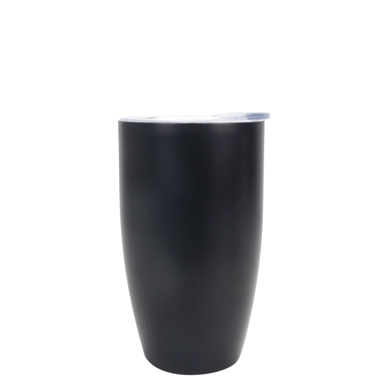 450ml Black Ceramic Inner Wall Cone-Shaped Non-Slip Beer Mug