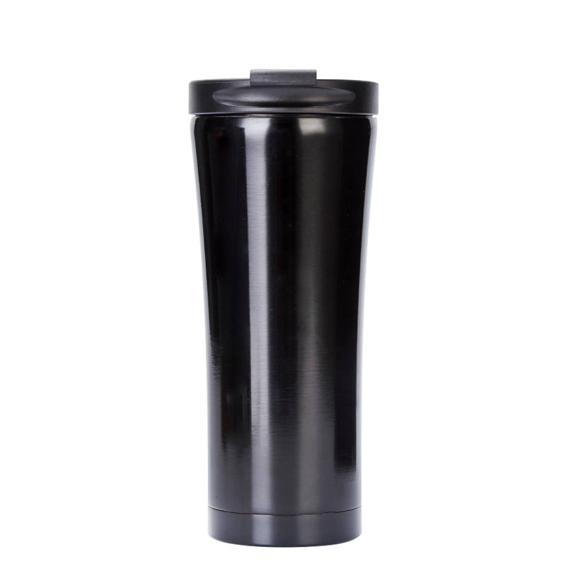 500ml Stainless Steel PP Material Flip Slim Coffee Mug