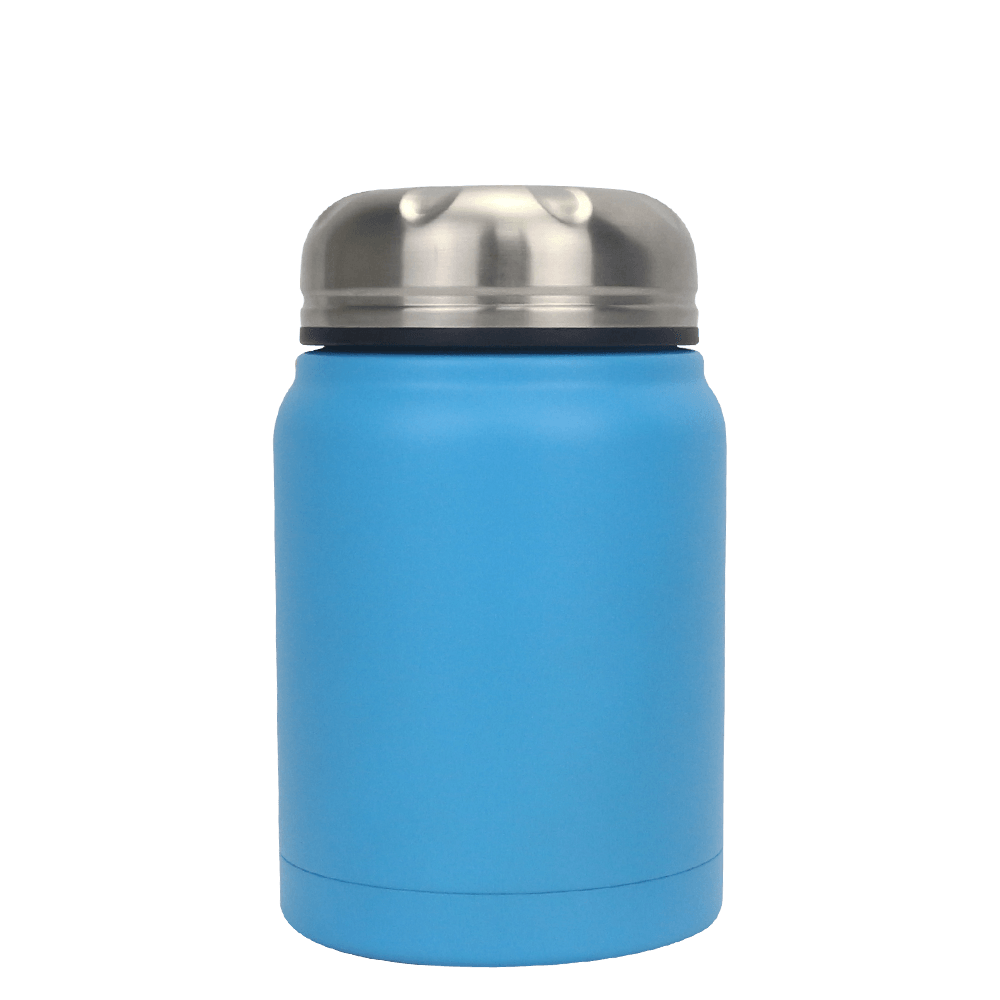 500ml Blue Leakproof Steel Double-layer Vacuum Insulated Braised Pot