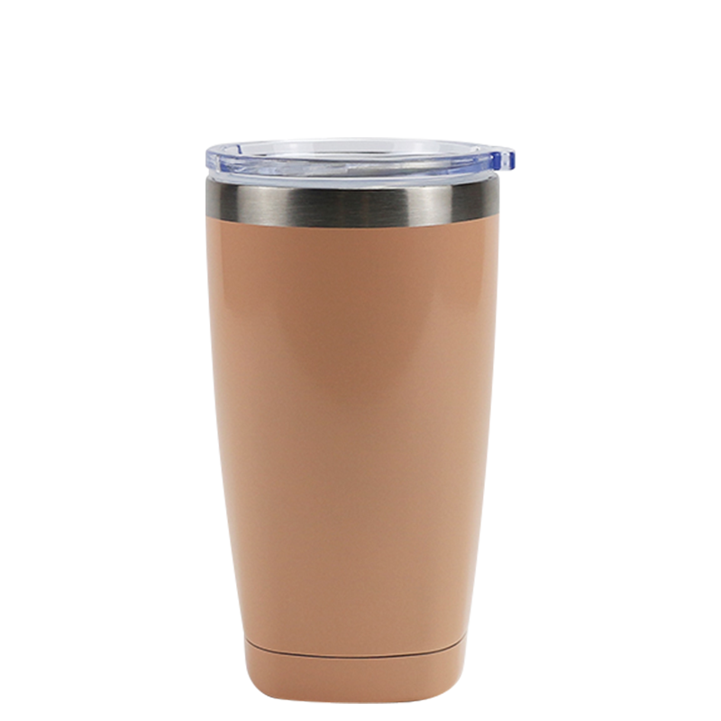 350ml Square Bottom 304 Stainless Steel Large Caliber Slide Lid Car Tumbler